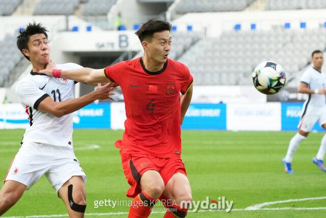 중국과 홍콩의 경기장면/게티이미지코리아