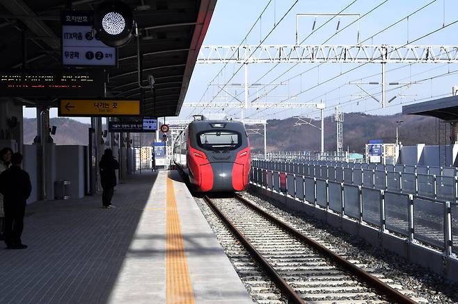 군위역 내부 모습 ⓒ대구 군위군청