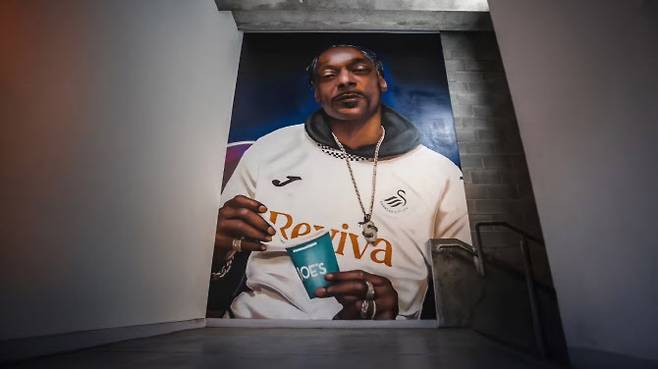 스눕독 벽화. 사진=스완지 시티