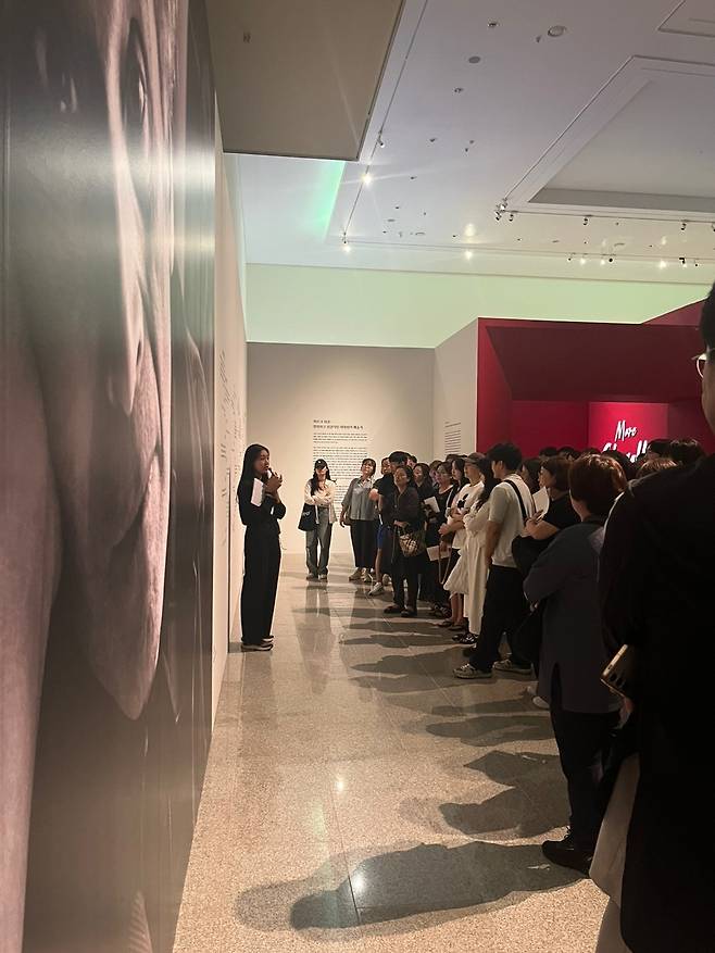 ◇제주도립미술관 샤갈전 모습.