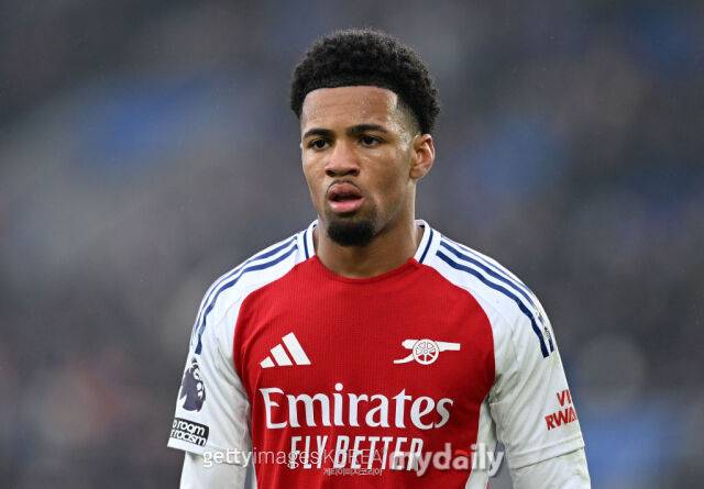 아스날 FC와 재계약 체결이 유력한 에단 은와네리. /게티이미지코리아