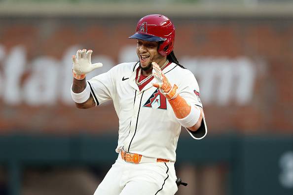 애리조나 케텔 마르테가 지난 16일 미 애틀랜타에서 열린 미국프로야구 메이저리그 올스타전에 참가하고 있다. 게티이미지