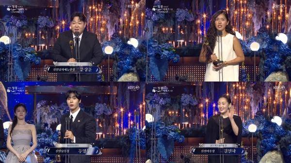 제4회 청룡시리즈어워즈 / 사진=KBS2 캡처