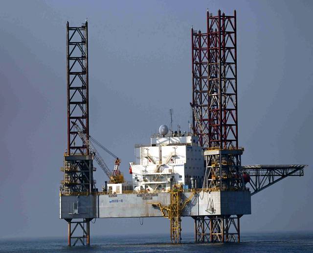 서해 잠정조치수역(PMZ) 내 중국 구조물. 엄태영 국민의힘 의원실 제공