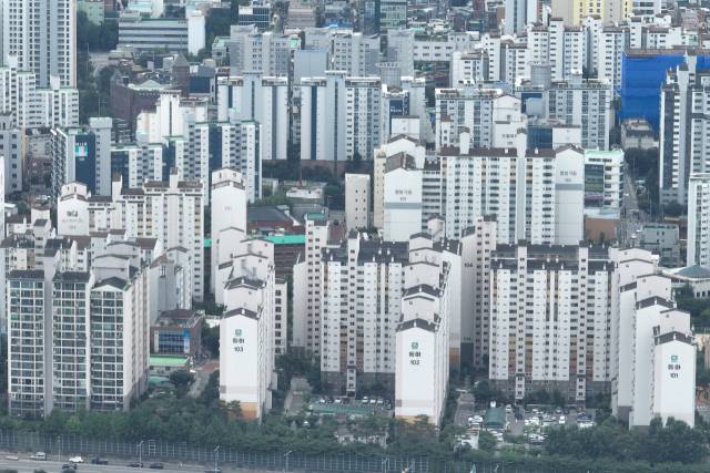 서울 시내 아파트 단지의 모습. 연합뉴스.