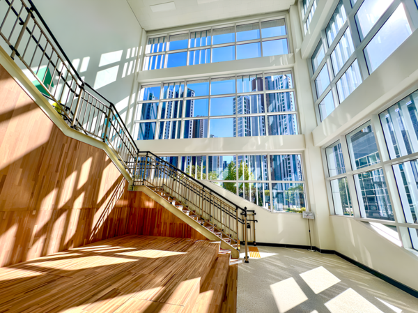 경의초교 스마트 기반 광장형 공간인 씨앗광장.