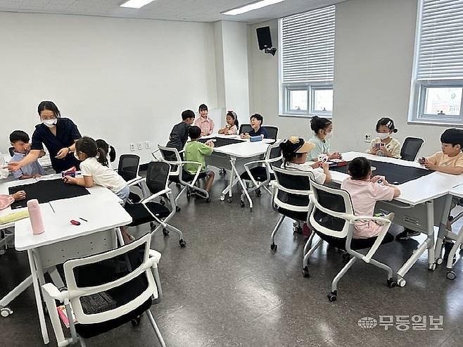 책정원도서관이 지난해 진행한 여름방학 독서교실 프로그램