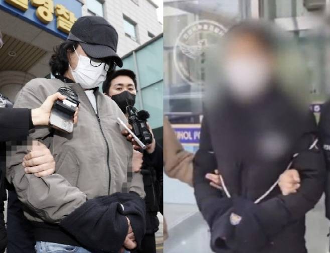 16년 만에 검거된 인천 택시강도 살인범 40대 A씨와 B씨. (사진=연합뉴스)