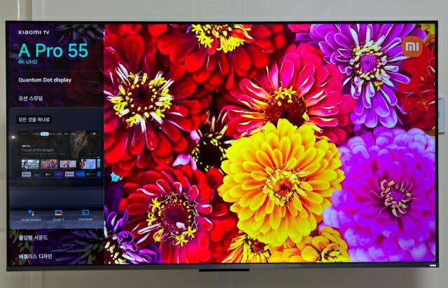 샤오미 TV A 프로 55인치 (사진=지디넷코리아)