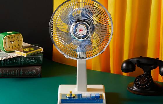 신일전자 탁상용 레트로 선풍기. 신일전자