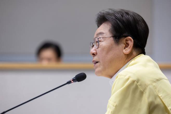 이재명 대통령이 18일 서울 종로구 정부서울청사 중앙재난안전상황실 서울상황센터에서 열린 집중호우 대처상황 점검회의에서 발언하고 있다./사진=뉴스1 이재명 기자