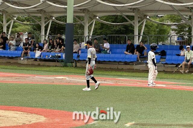 안양시유소년야구단 김주원./횡성베이스볼테마파크=노찬혁 기자