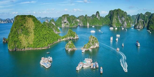 베트남 하롱베이 자료사진. 베트남관광청 홈페이지 제공