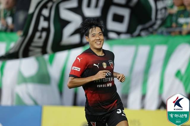 홍윤상의 골 세리머니. /사진=한국프로축구연맹 제공