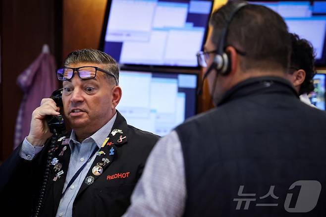 미증시 트레이더들. ⓒ 로이터=뉴스1