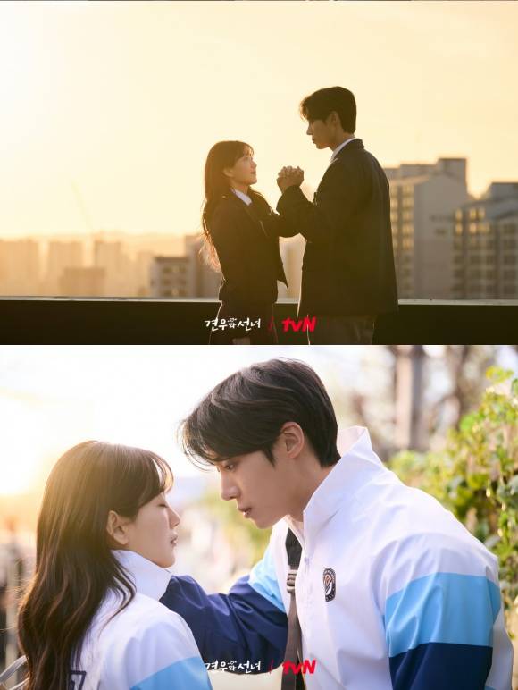 tvN 월화드라마 '견우와 선녀'가 추영우의 1인 2역, 보다 안정적인 조이현의 연기력, 그리고 두 사람의 로맨스 등에 힘입어 자체 최고 시청률을 기록했다. /tvN