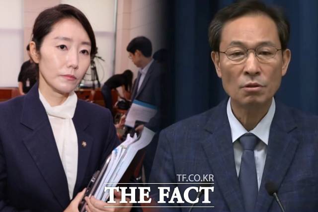강선우 여성가족부 장관 후보자(왼쪽), 우상호 대통령실 정무수석. (사진=더팩트DB /유튜브 'KTV 이매진' 캡쳐)