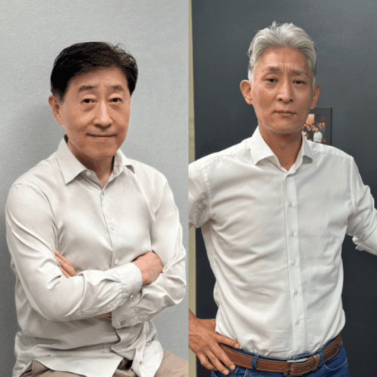 전배문 대표(왼쪽), 유용희 대표 (사진=오브젠)