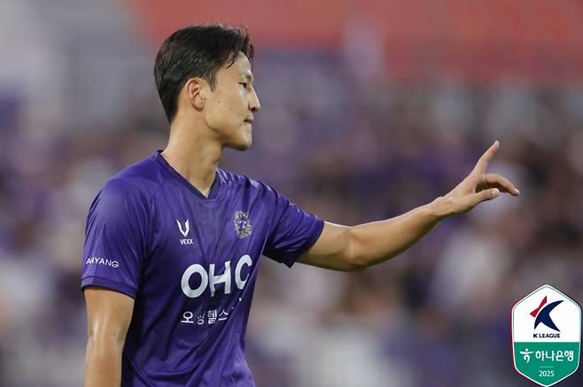 FC안양 데뷔전을 치른 권경원. 사진=프로축구연맹