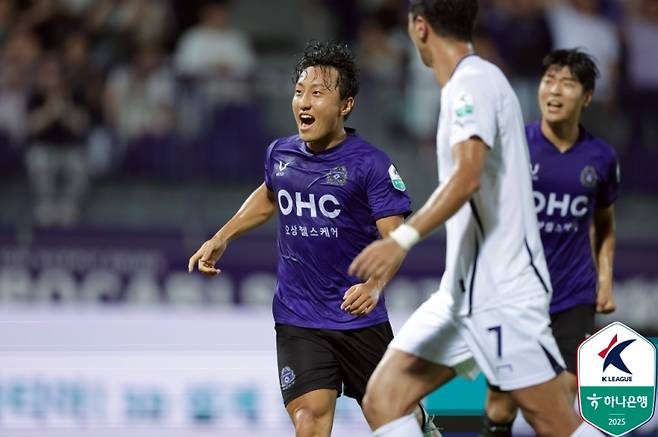대구를 상대로 골을 넣은 안양 최성범. 사진=프로축구연맹