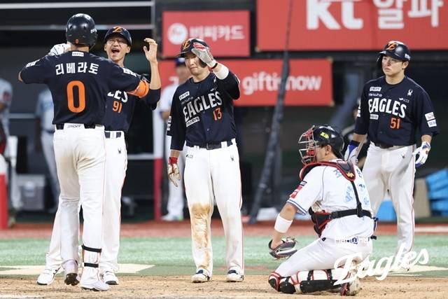 리베라토는 최근 불방망이를 휘두르며 한화의 공격을 이끌고 있다. 사진=한화 제공