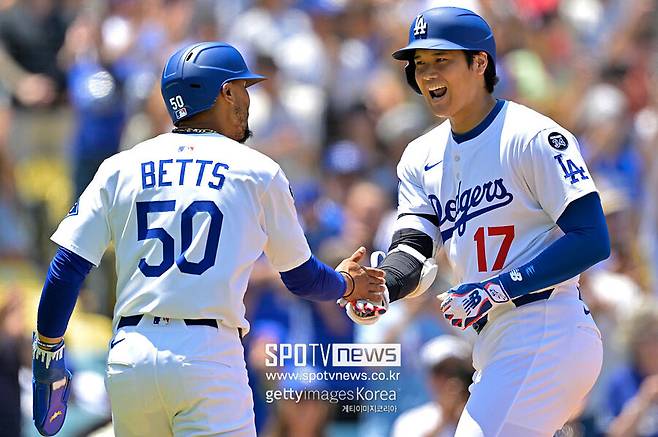 ▲ 오타니는 에우제니오 수아레스와 내셔널리그 홈런왕을 경쟁하고 있다.