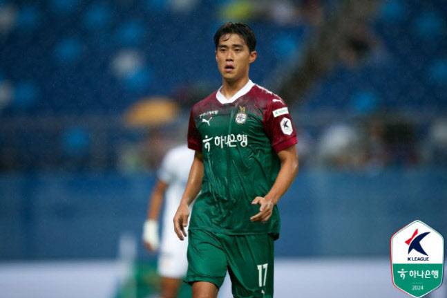 천성훈(대전). 사진=한국프로축구연맹