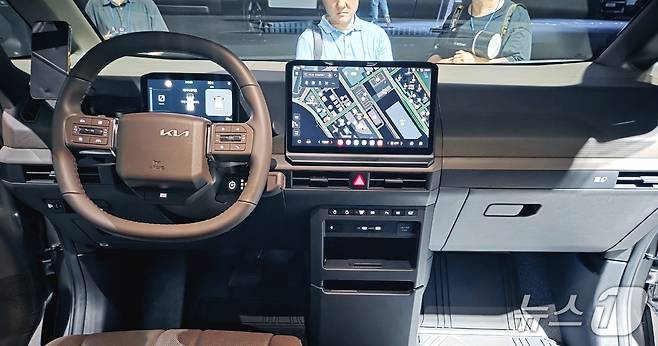 기아 PV5 실내 모습 ⓒ News1 박기범 기자