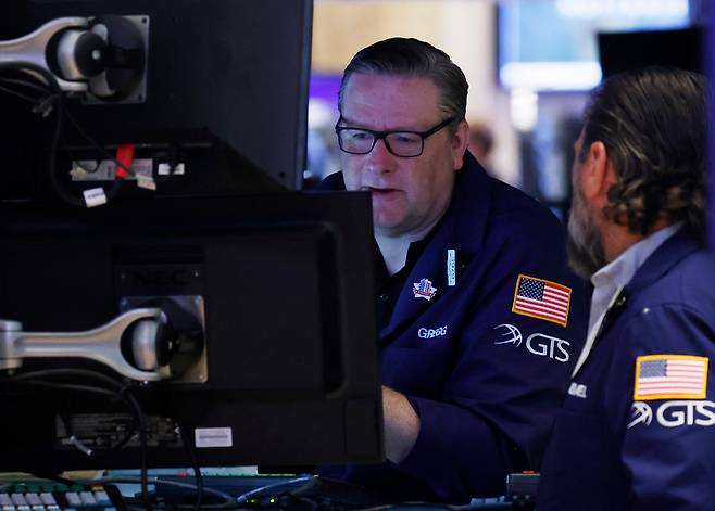 지난 21일(현지 시각) 뉴욕 증권거래소(NYSE)의 모습 /UPI=연합뉴스