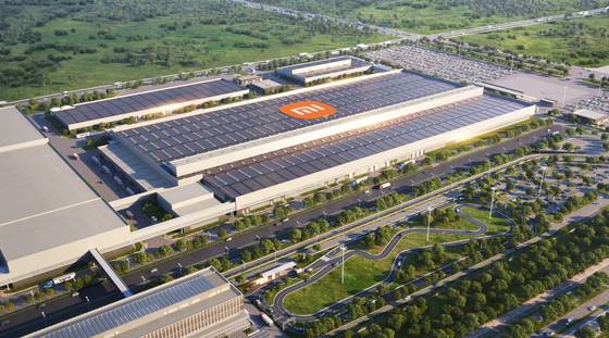 샤오미 전기차 수퍼팩토리 전경. 샤오미 제공