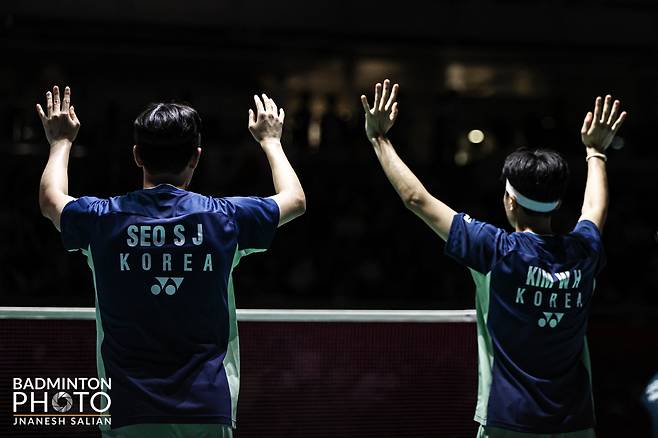 안세영의 화려한 성과에 주목도가 떨어지지만, 서승재-김원호의 행보도 충분히 눈부시다. (대한배드민턴협회 제공)