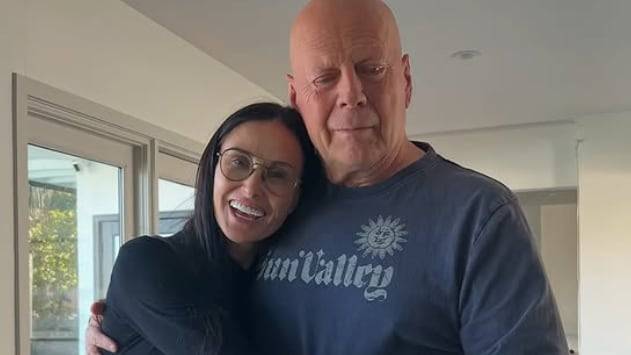 배우 데미 무어와 브루스 윌리스. /인스타그램