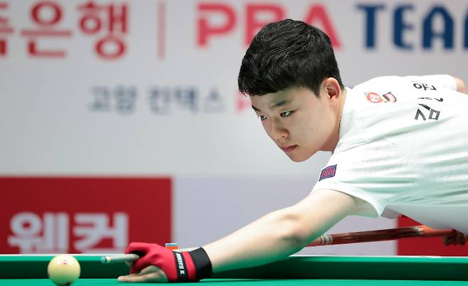 역대 PBA 최연소 우승자 하림의 김영원. PBA