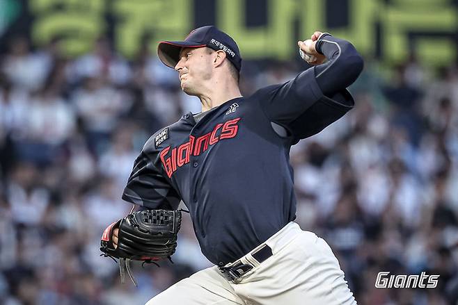 25일 선발로 나서는 롯데 자이언츠 터커 데이비슨