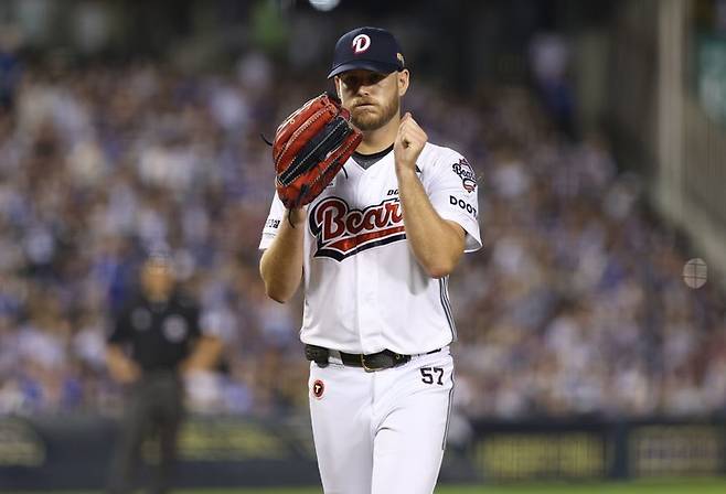 25일 선발로 출격하는 두산 베어스 콜 어빈