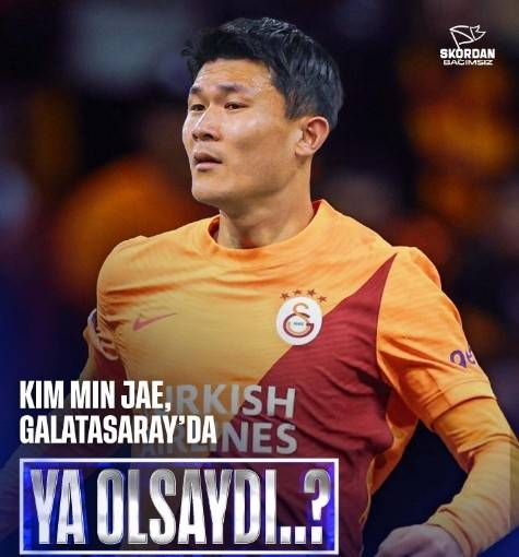 갈라타사라이 유니폼을 입은 김민재(합성). skordanbagimsiz