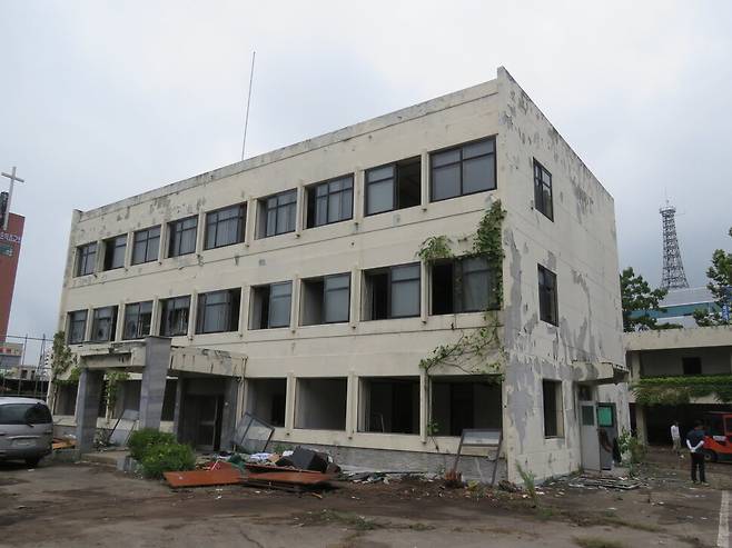 철거된 옛 청주 국정원. 오윤주 기자