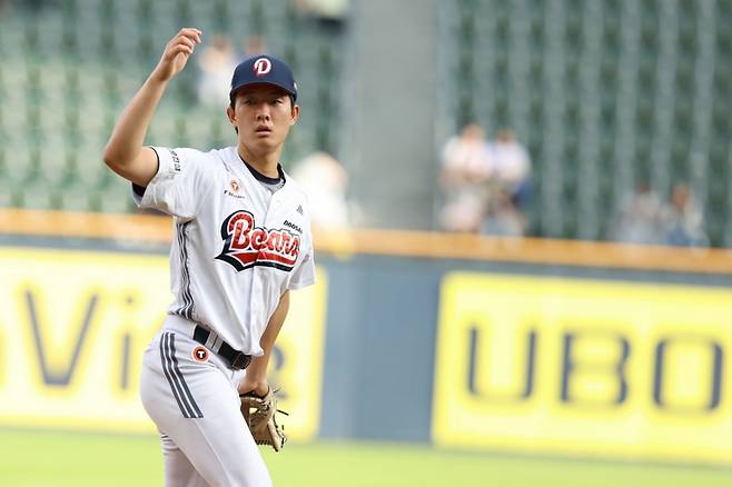 두산 베어스 투수 최민석. /사진=두산 베어스 제공