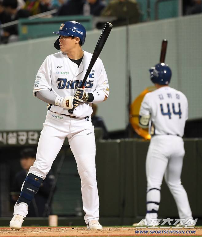 22일 울산 문수야구장에서 열린 NC 다이노스와 한화 이글스의 경기. NC 박세혁이 타석에 들어서고 있다. 울산=박재만 기자 pjm@sportschosun.com/2025.05.22/