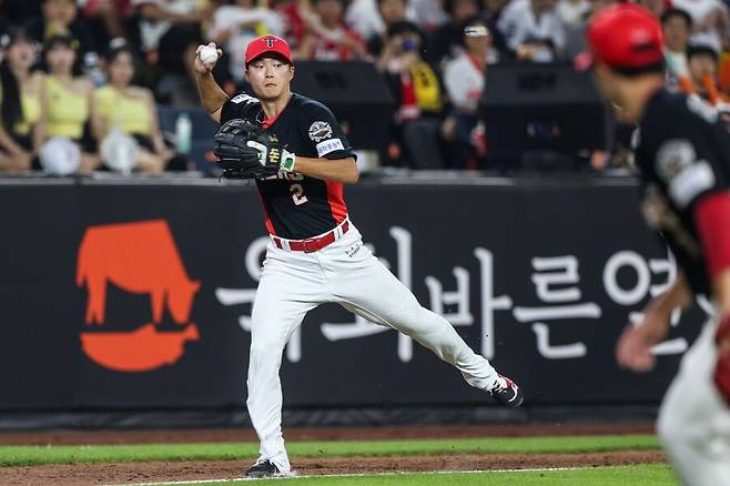 ▲ 수비 활용성에서 큰 가능성을 보여주며 1군에서 자리를 굳히고 있는 박민 ⓒKIA타이거즈