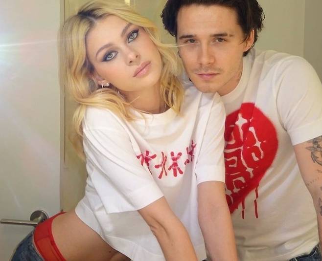 브루클린 베컴과 니콜라 펠츠(니콜라 펠츠 소셜 미디어)