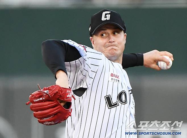 25일 부산 사직구장에서 열린 KIA와 롯데의 경기. 롯데 선발투수로 마운드에 오른 데이비슨. 부산=정재근 기자 cjg@sportschosun.com/2025.7.25/