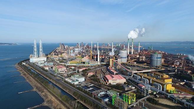 포스코 포항제철소 전경. ⓒ포스코