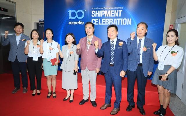 정장선 평택시장 엑셀리스와 투자 확대 논의 사진제공=평택시