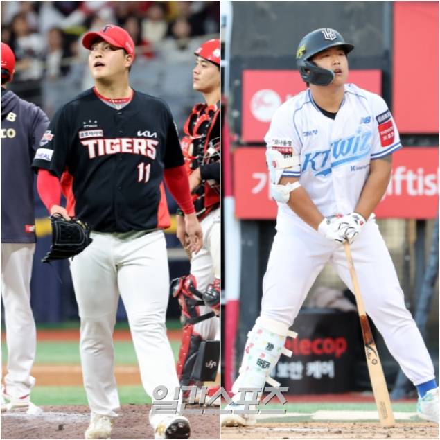예비 FA로 기대를 한몸에 받았지만 극심한 부진에 빠진 KIA 조상우와 KT 강백호. IS 포토