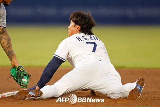 탬파베이 레이스 김하성. /AFPBBNews=뉴스1