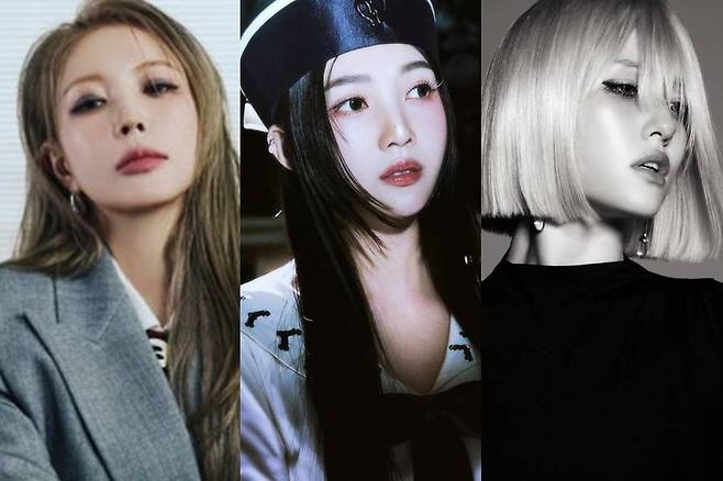 ▲ 보아, 조이, 전소미(왼쪽부터). 제공| SM엔터테인먼트, 더블랙레이블