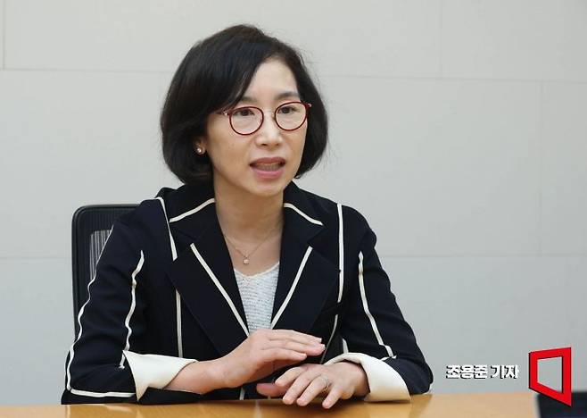 오현주 법무법인 광장 변호사가 서울 중구 광장 사무실에서 아시아경제와 인터뷰 하고 있다. 조용준 기자