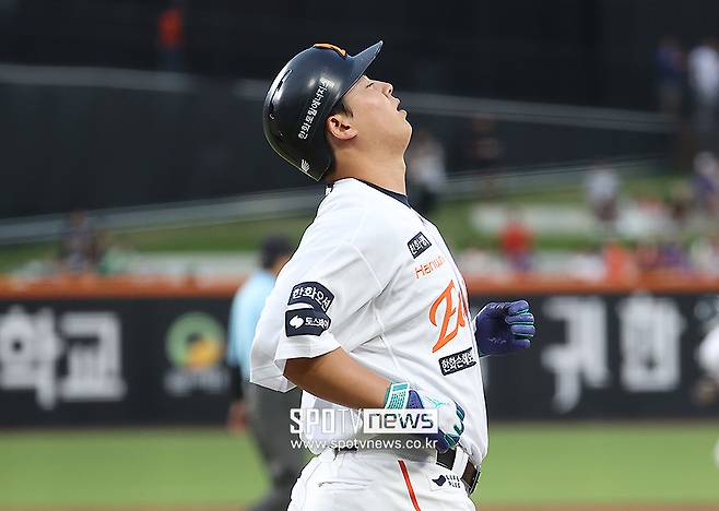 ▲ 노시환이 살아나야 한화 타선의 완성도 가능하다 ⓒ곽혜미 기자