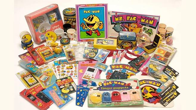 게임 '팩맨'의 굿즈
